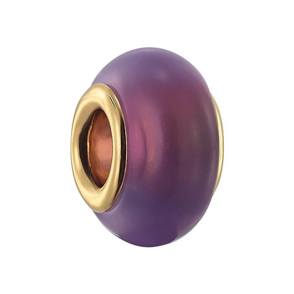 Cherished memories springtime charm-violet bead